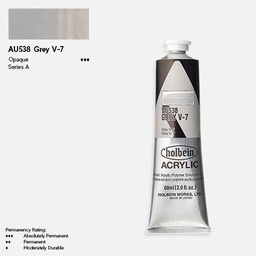 [HOLBEIN AU538] HOLBEIN Artist Heavy Body Acrylic 60ml Grey V-7