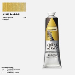 [HOLBEIN AU562] HOLBEIN Artist Heavy Body Acrylic 60ml Pearl Gold