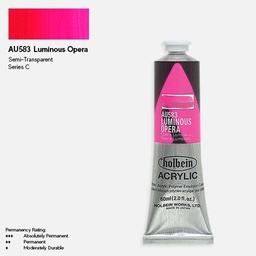 [HOLBEIN AU583] HOLBEIN Artist Heavy Body Acrylic 60ml Luminous Opera