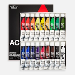 [HOLBEIN AU7392] HOLBEIN Artist Heavy Body Acrylic 12ml School Set x 18