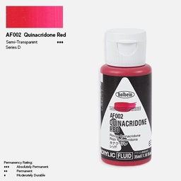 [HOLBEIN AF002] HOLBEIN Fluid Acrylic 35ml Quinacridone Red