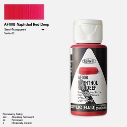 [HOLBEIN AF008] HOLBEIN Fluid Acrylic 35ml Naphthol Red Deep