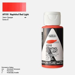 [HOLBEIN AF010] HOLBEIN Fluid Acrylic 35ml Naphthol Red Light