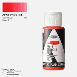 [HOLBEIN AF014] HOLBEIN Fluid Acrylic 35ml Pyrrole Red