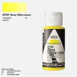[HOLBEIN AF039] HOLBEIN Fluid Acrylic 35ml Hansa Yellow Lemon