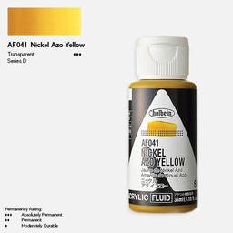 [HOLBEIN AF041] HOLBEIN Fluid Acrylic 35ml Nickel Azo Yellow