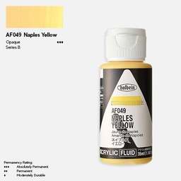 [HOLBEIN AF049] HOLBEIN Fluid Acrylic 35ml Naples Yellow