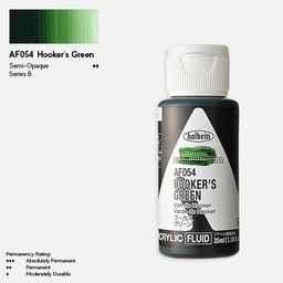 [HOLBEIN AF054] HOLBEIN Fluid Acrylic 35ml Hooker's Green