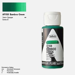 [HOLBEIN AF058] HOLBEIN Fluid Acrylic 35ml Bamboo Green
