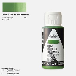 [HOLBEIN AF065] HOLBEIN Fluid Acrylic 35ml Oxide Of Chromium