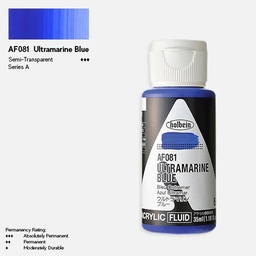 [HOLBEIN AF081] HOLBEIN Fluid Acrylic 35ml Ultramarine Blue
