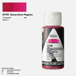 [HOLBEIN AF096] HOLBEIN Fluid Acrylic 35ml Quinacridone Magenta