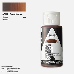 [HOLBEIN AF112] HOLBEIN Fluid Acrylic 35ml Burnt Umber