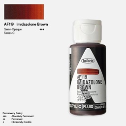 [HOLBEIN AF119] HOLBEIN Fluid Acrylic 35ml Imidazolone Brown