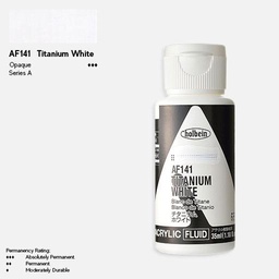 [HOLBEIN AF141] HOLBEIN Fluid Acrylic 35ml Titanium White