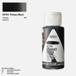 [HOLBEIN AF154] HOLBEIN Fluid Acrylic 35ml Primary Black
