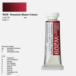 [HOLBEIN W209] HOLBEIN Artist Watercolor 15ml Permanent Alizarin Crimson