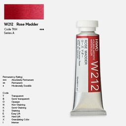 [HOLBEIN W212] HOLBEIN Artist Watercolor 15ml Rose Madder
