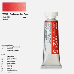 [HOLBEIN W215] HOLBEIN Artist Watercolor 15ml Cadmium Red Deep