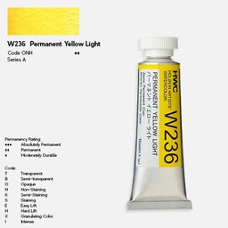[HOLBEIN W236] HOLBEIN Artist Watercolor 15ml Permanent Yellow Light