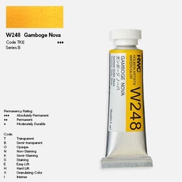 [HOLBEIN W248] HOLBEIN Artist Watercolor 15ml Gamboge Nova