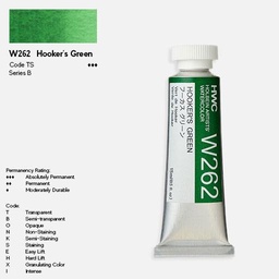 [HOLBEIN W262] HOLBEIN Artist Watercolor 15ml Hooker's Green