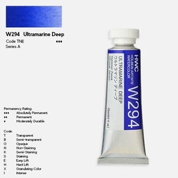 [HOLBEIN W294] HOLBEIN Artist Watercolor 15ml Ultramarine Deep