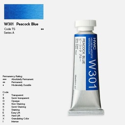 [HOLBEIN W301] HOLBEIN Artist Watercolor 15ml Peacock Blue