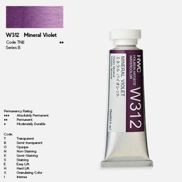 [HOLBEIN W312] HOLBEIN Artist Watercolor 15ml Mineral Violet