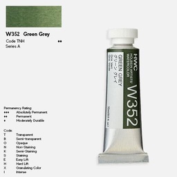 [HOLBEIN W352] HOLBEIN Artist Watercolor 15ml Green Grey