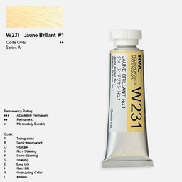 [HOLBEIN WW031] HOLBEIN Artist Watercolor 60ml Jaune Brilliant 1