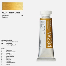 [HOLBEIN WW034] HOLBEIN Artist Watercolor 60ml Yellow Ochre