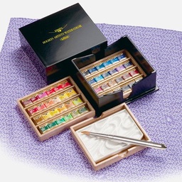 [HOLBEIN PN699] HOLBEIN Artist Watercolor 1/2 Pan Set x 48