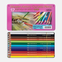 [HOLBEIN OP901] HOLBEIN Artist Color Pencil Basic Tone Set x 12