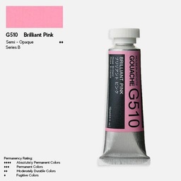 [HOLBEIN G510] HOLBEIN Artist Gouache 15ml Brilliant Pink
