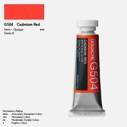 [HOLBEIN G504] HOLBEIN Artist Gouache 15ml Cadmium Red