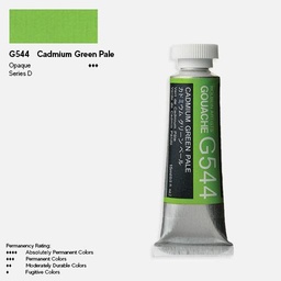 [HOLBEIN G544] HOLBEIN Artist Gouache 15ml Cadmium Green Pale
