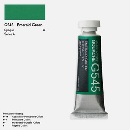 [HOLBEIN G545] HOLBEIN Artist Gouache 15ml Emerald Green Nova