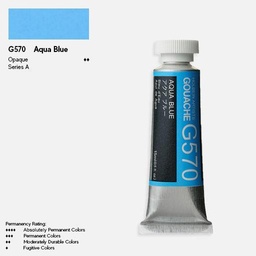 [HOLBEIN G570] HOLBEIN Artist Gouache 15ml Aqua Blue