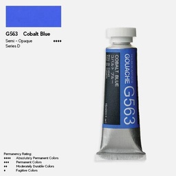 [HOLBEIN G563] HOLBEIN Artist Gouache 15ml Cobalt Blue