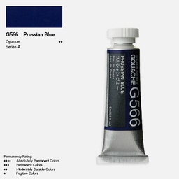 [HOLBEIN G566] HOLBEIN Artist Gouache 15ml Prussian Blue