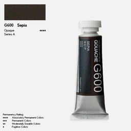 [HOLBEIN G600] HOLBEIN Artist Gouache 15ml Sepia