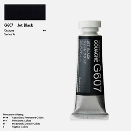 [HOLBEIN G607] HOLBEIN Artist Gouache 15ml Jet Black