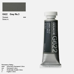 [HOLBEIN G622] HOLBEIN Artist Gouache 15ml Grey 3