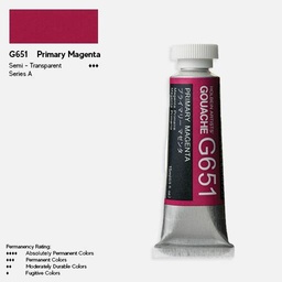 [HOLBEIN G651] HOLBEIN Artist Gouache 15ml Primary Magenta