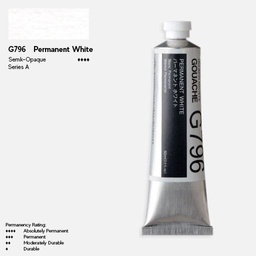 [HOLBEIN G796] HOLBEIN Artist Gouache 60ml Permanent White
