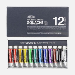 [HOLBEIN G702] HOLBEIN Artist Gouache 5ml Set x 12