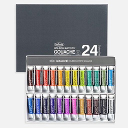 [HOLBEIN G715] HOLBEIN Artist Gouache 15ml Set x 24