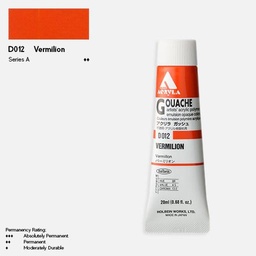 [HOLBEIN D012] HOLBEIN Acrylic Gouache 20ml Vermilion