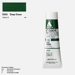 [HOLBEIN D063] HOLBEIN Acrylic Gouache 20ml Deep Green